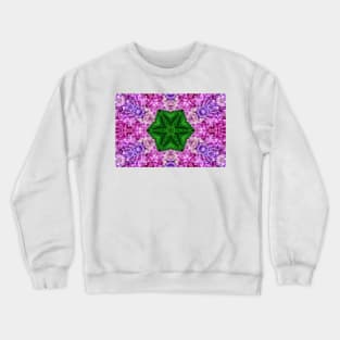 Hydrangea Flowers - Kaleidoscope Effect Crewneck Sweatshirt